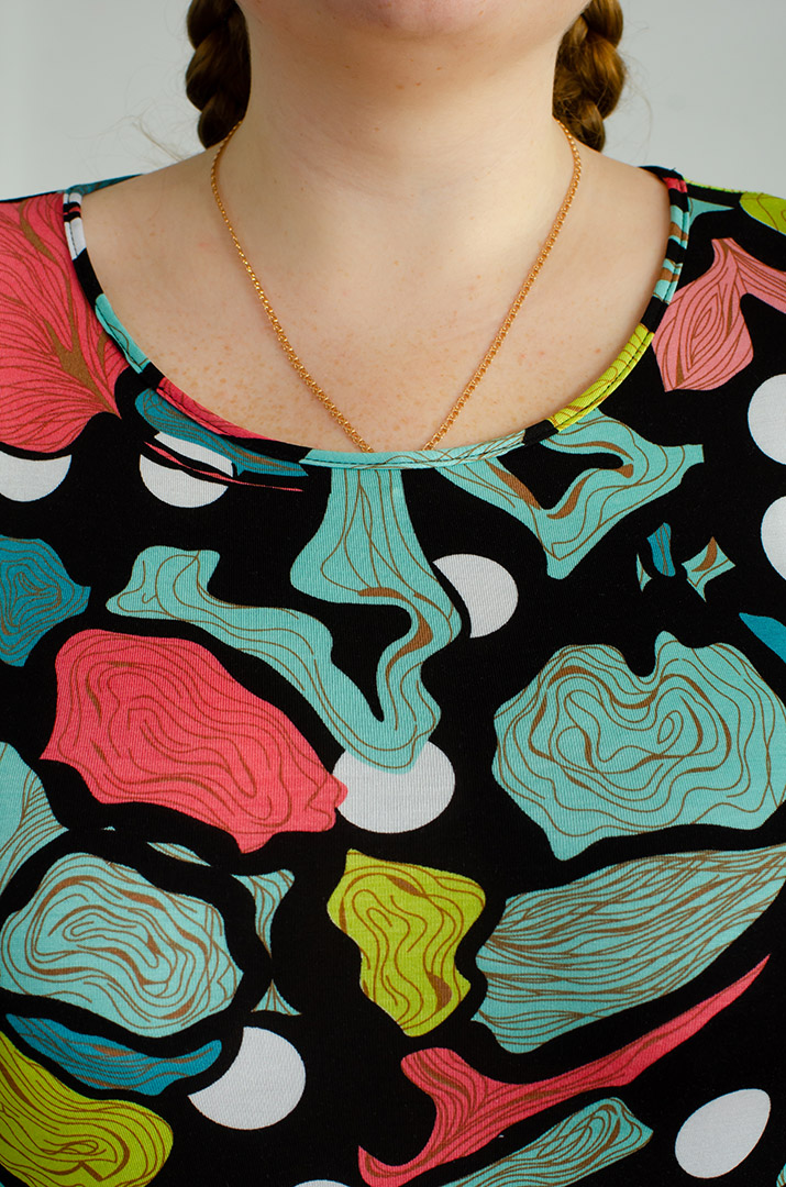 Сукня максі в принт великих розмірів