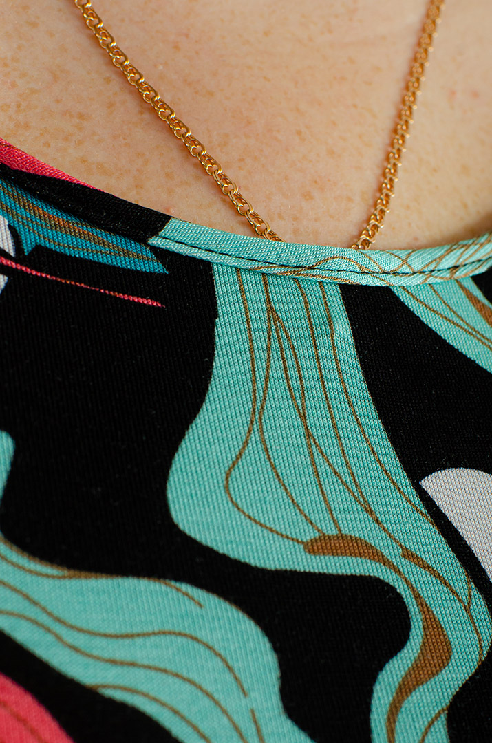 Сукня максі в принт великих розмірів