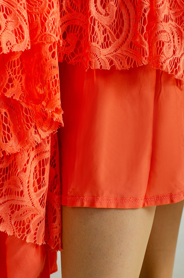 Платье макси с кружевом больших размеров