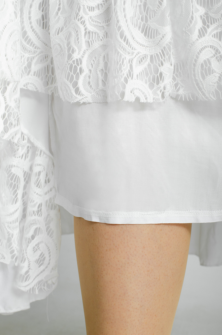 Платье макси с кружевом больших размеров