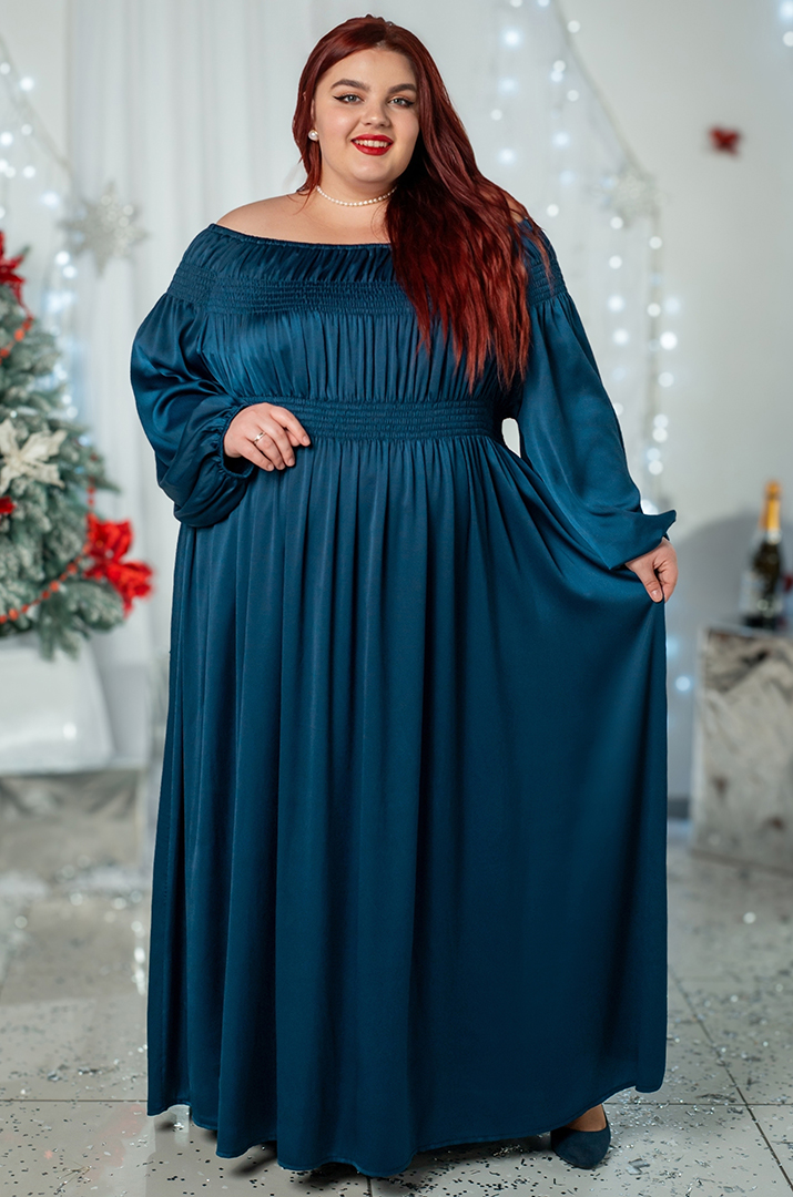 Сукня максі жатка великих розмірів