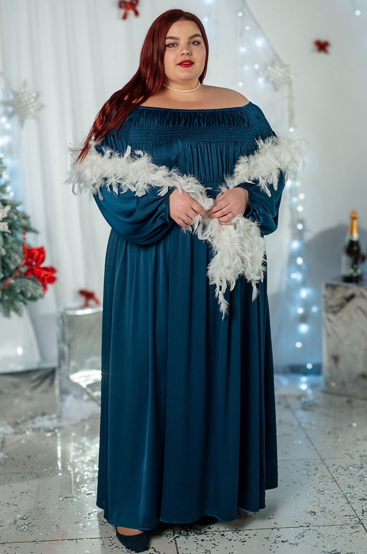 Сукня максі жатка великих розмірів