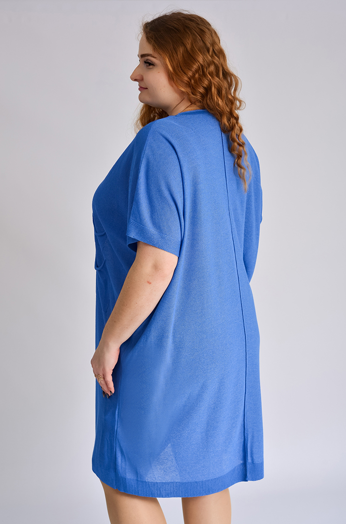 Сукня міні в'язана великих розмірів