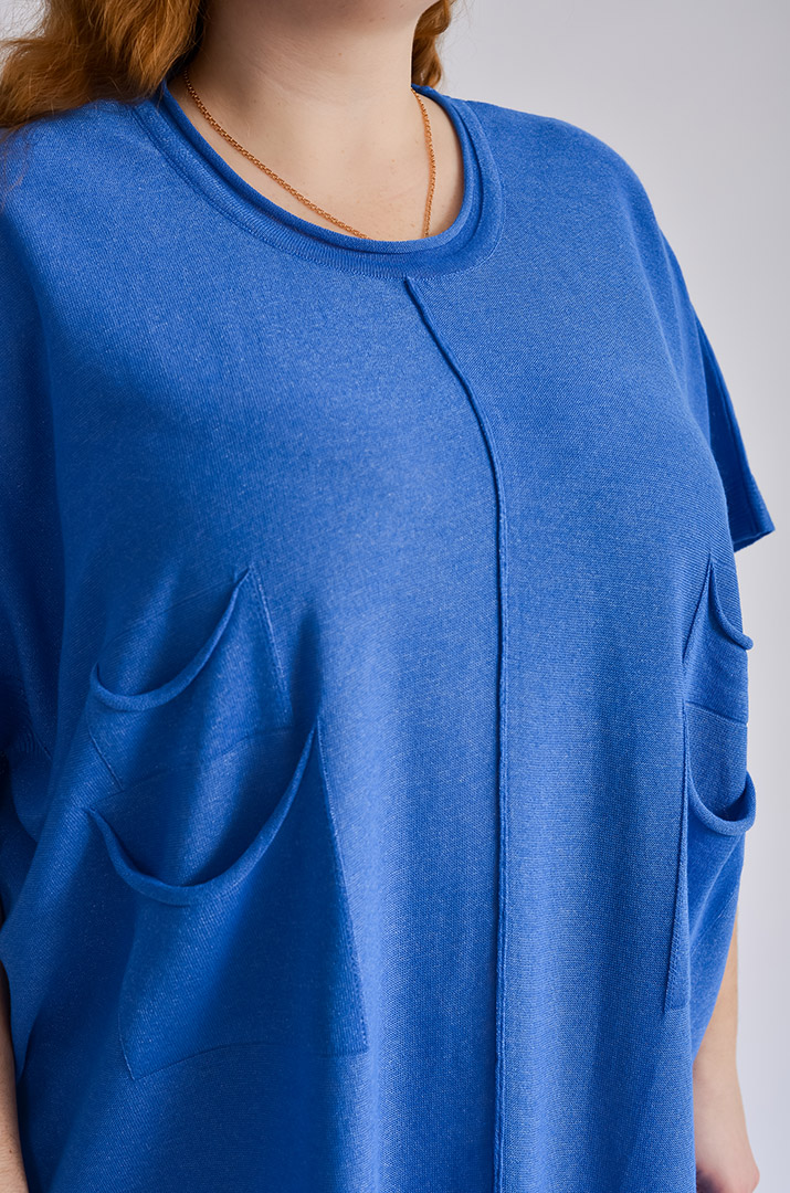 Сукня міні в'язана великих розмірів