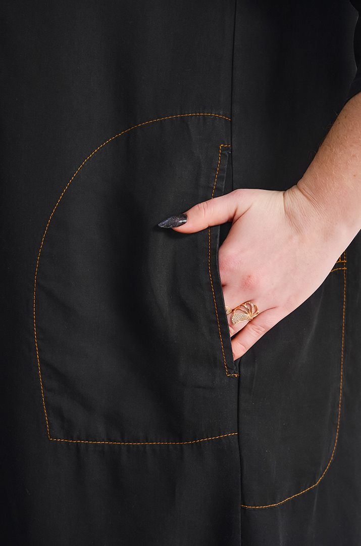 Платье макси с украшением больших размеров