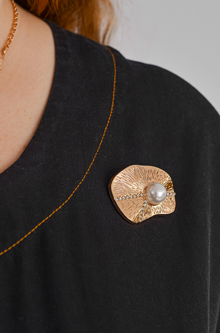 Платье макси с украшением больших размеров