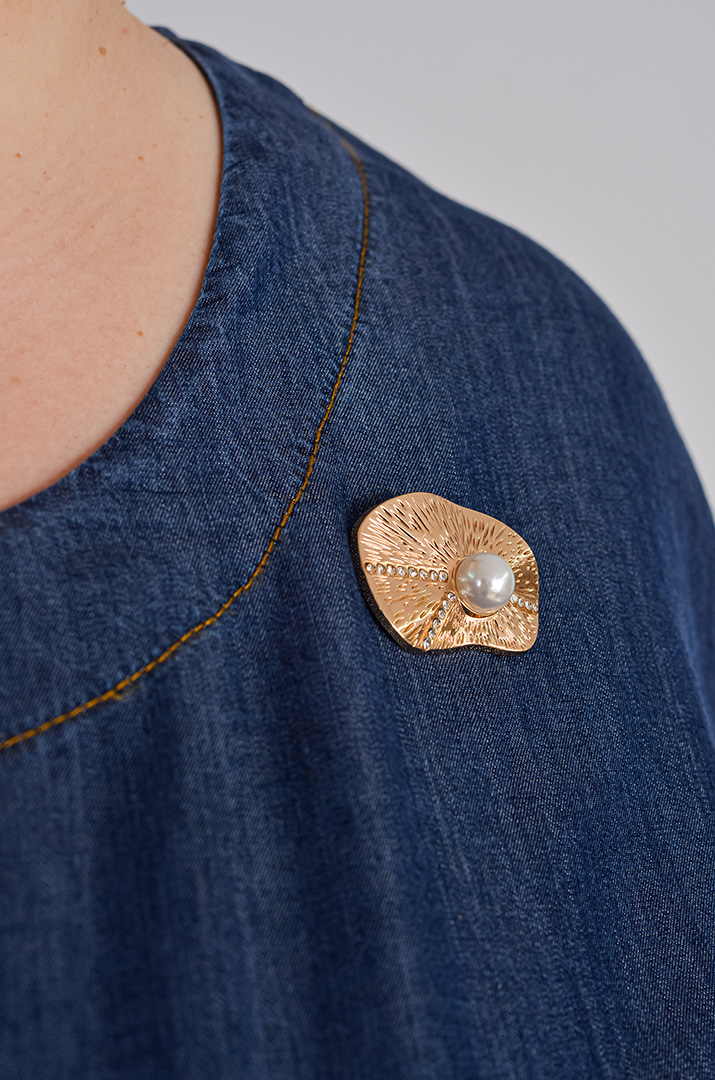 Платье макси с украшением больших размеров