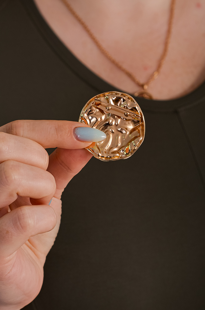 Сукня максі трапеція зі знімною брошкою великих розмірів