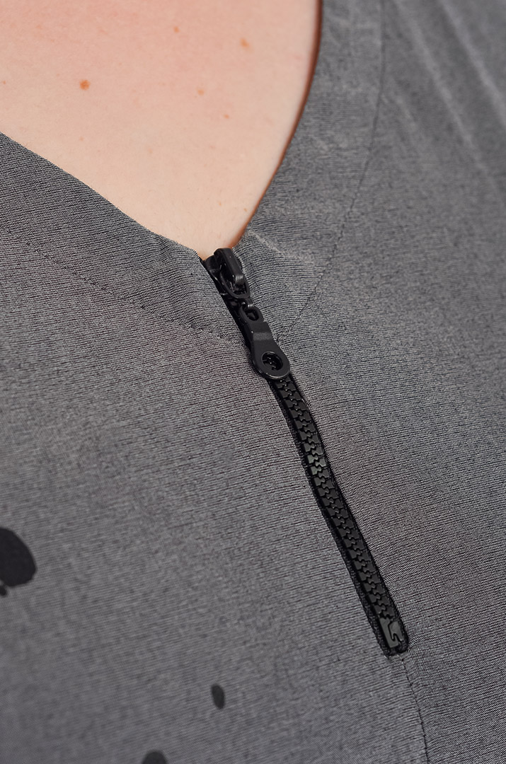 Сукня міді з блискавкою великих розмірів