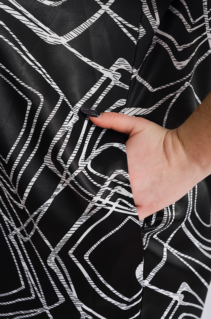 Платье-футляр миди больших размеров