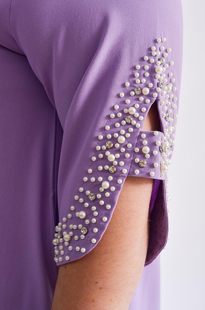 Сукня максі з перлинами великих розмірів