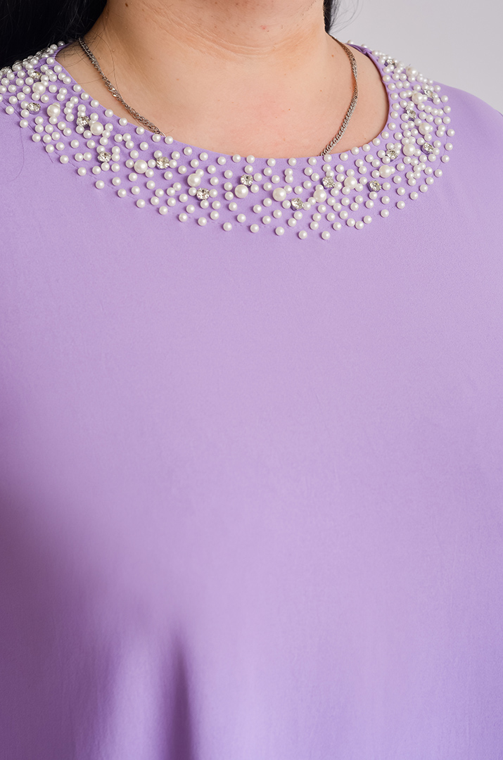 Сукня максі з перлинами великих розмірів