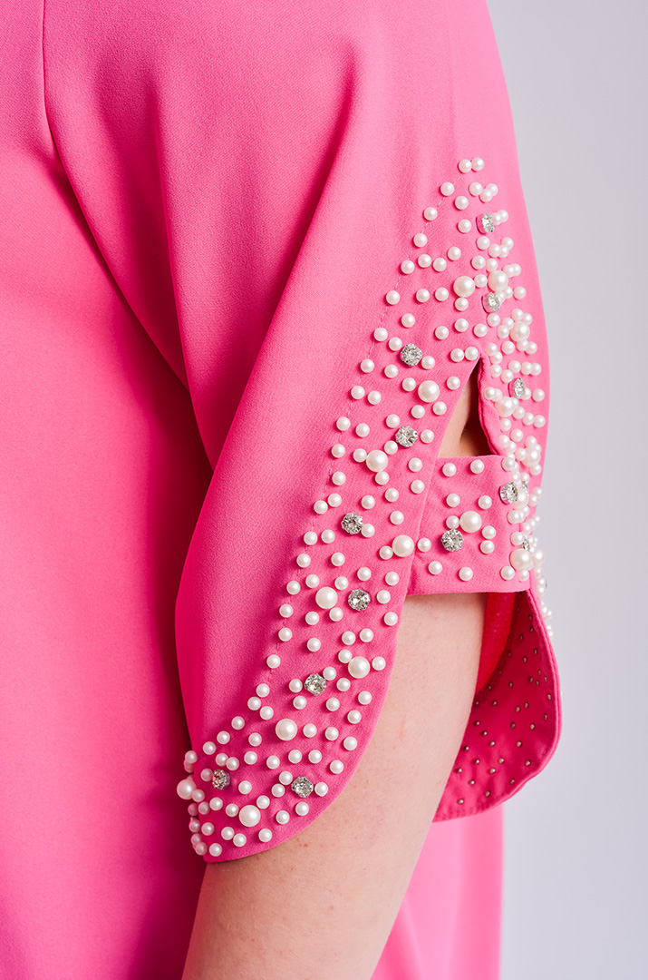 Сукня максі з перлинами великих розмірів