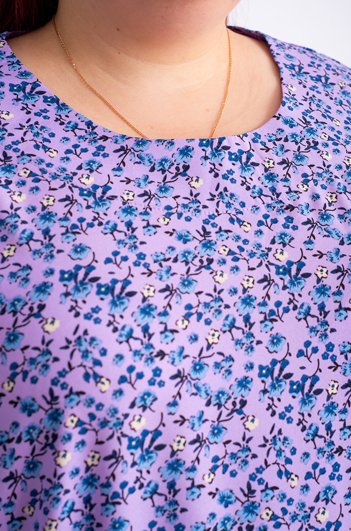 Сукня міді з воланами великих розмірів