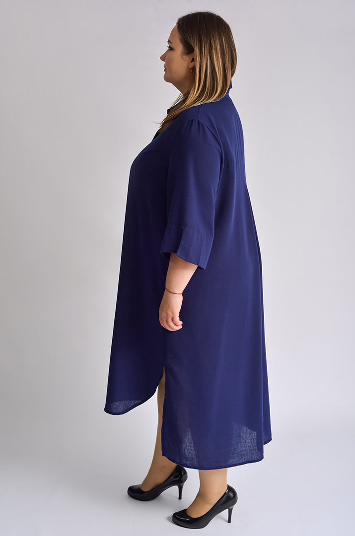 Сукня міді з вишивкою великих розмірів