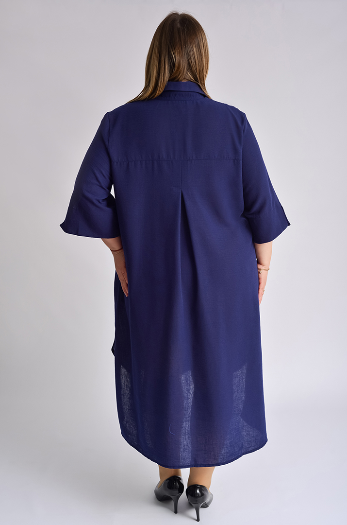 Сукня міді з вишивкою великих розмірів