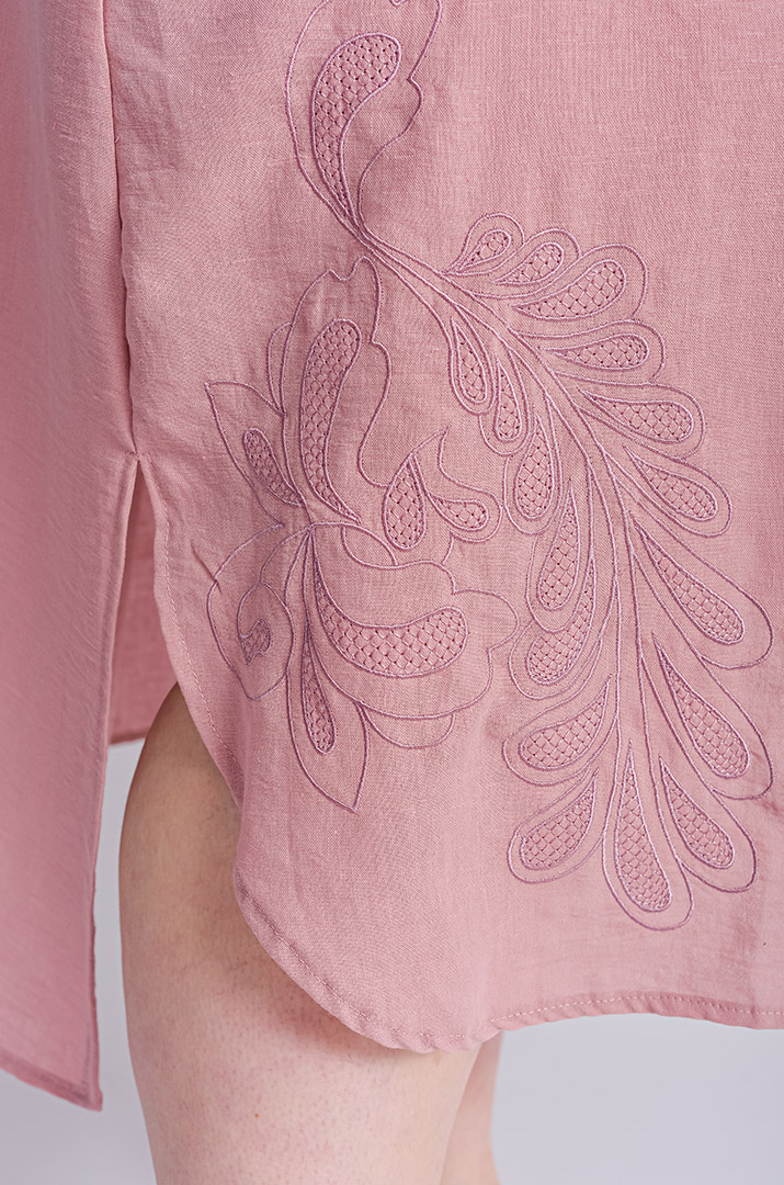 Сукня міді з вишивкою великих розмірів