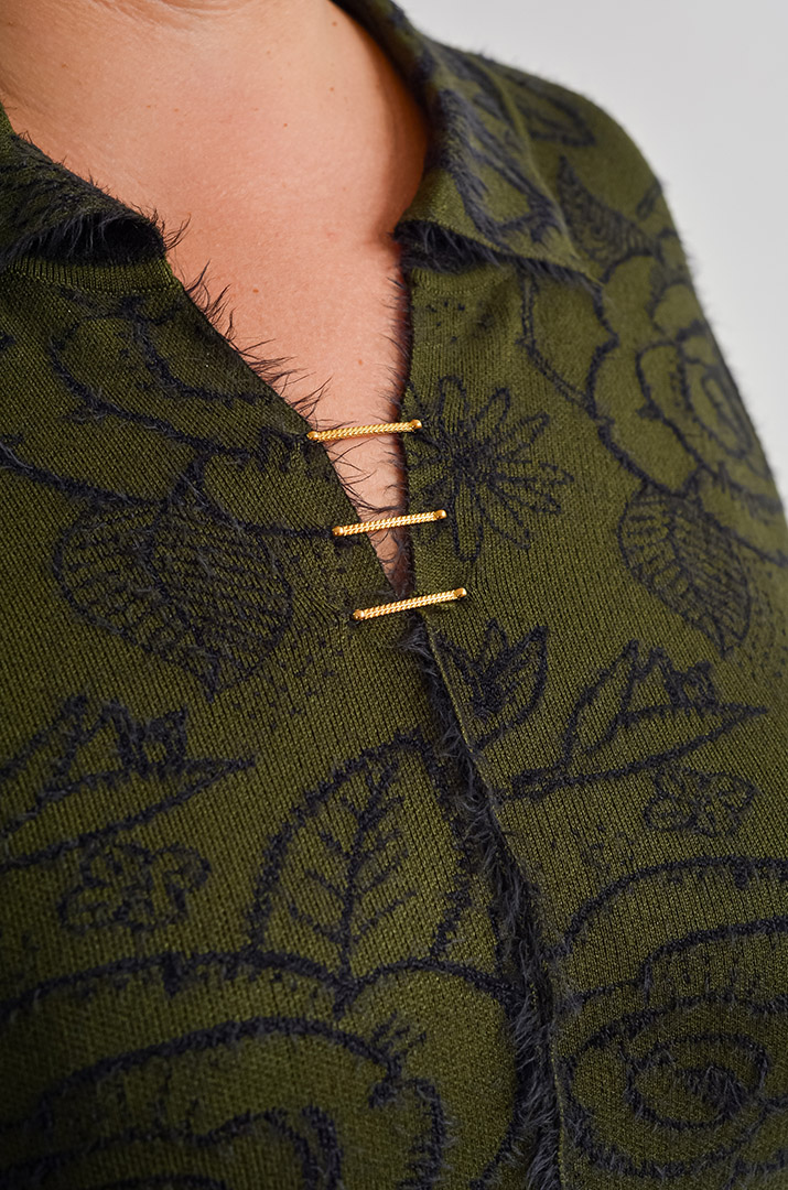 Сукня міді з фактурним квітковим візерунком великих розмірів