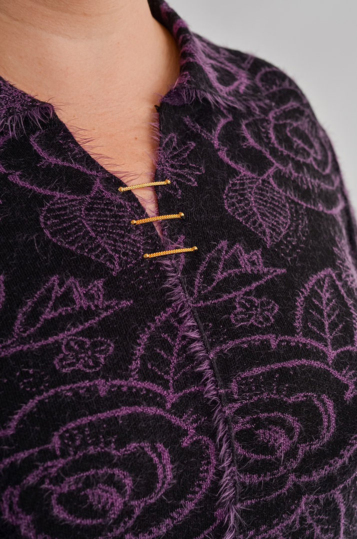 Сукня міді з фактурним квітковим візерунком великих розмірів