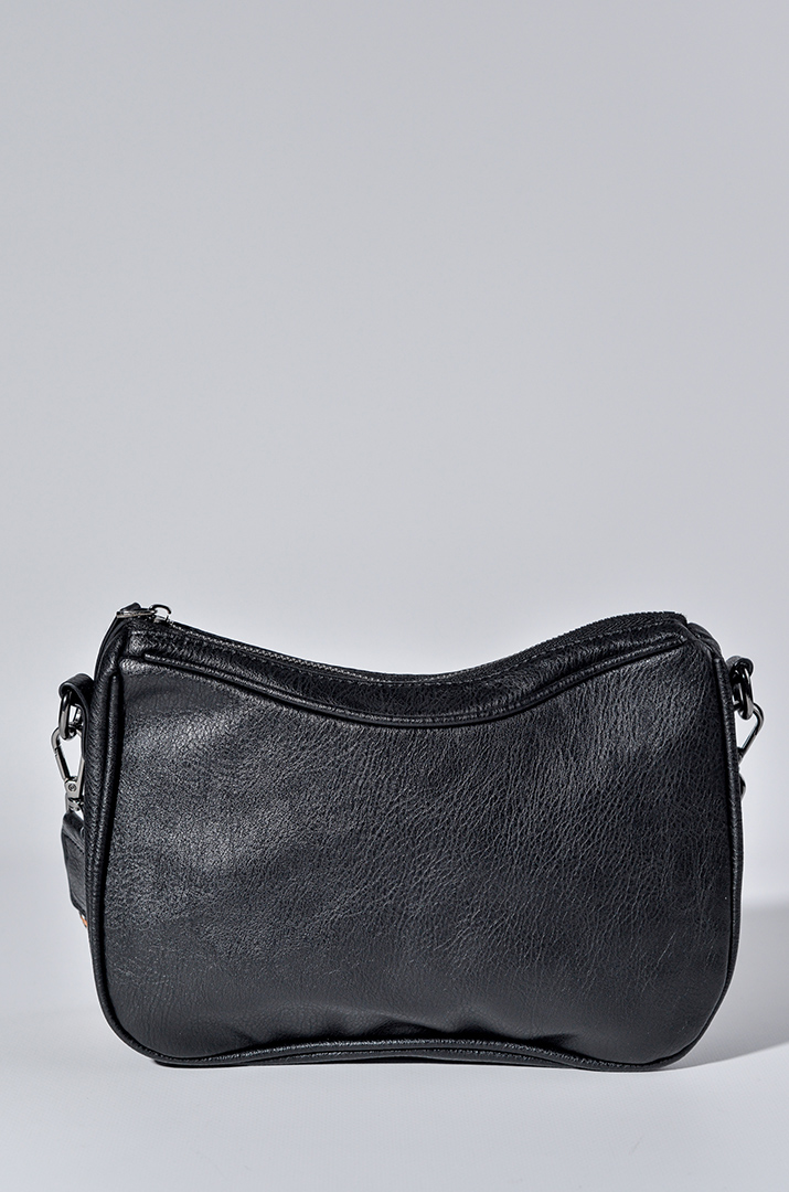 Сумка з екошкіри зі змінними кольоровими ременями