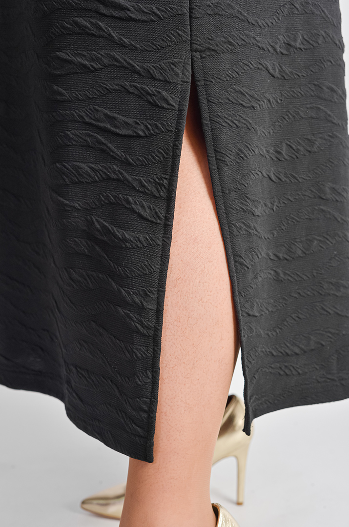 Сукня максі футляр із фактурного трикотажу великих розмірів