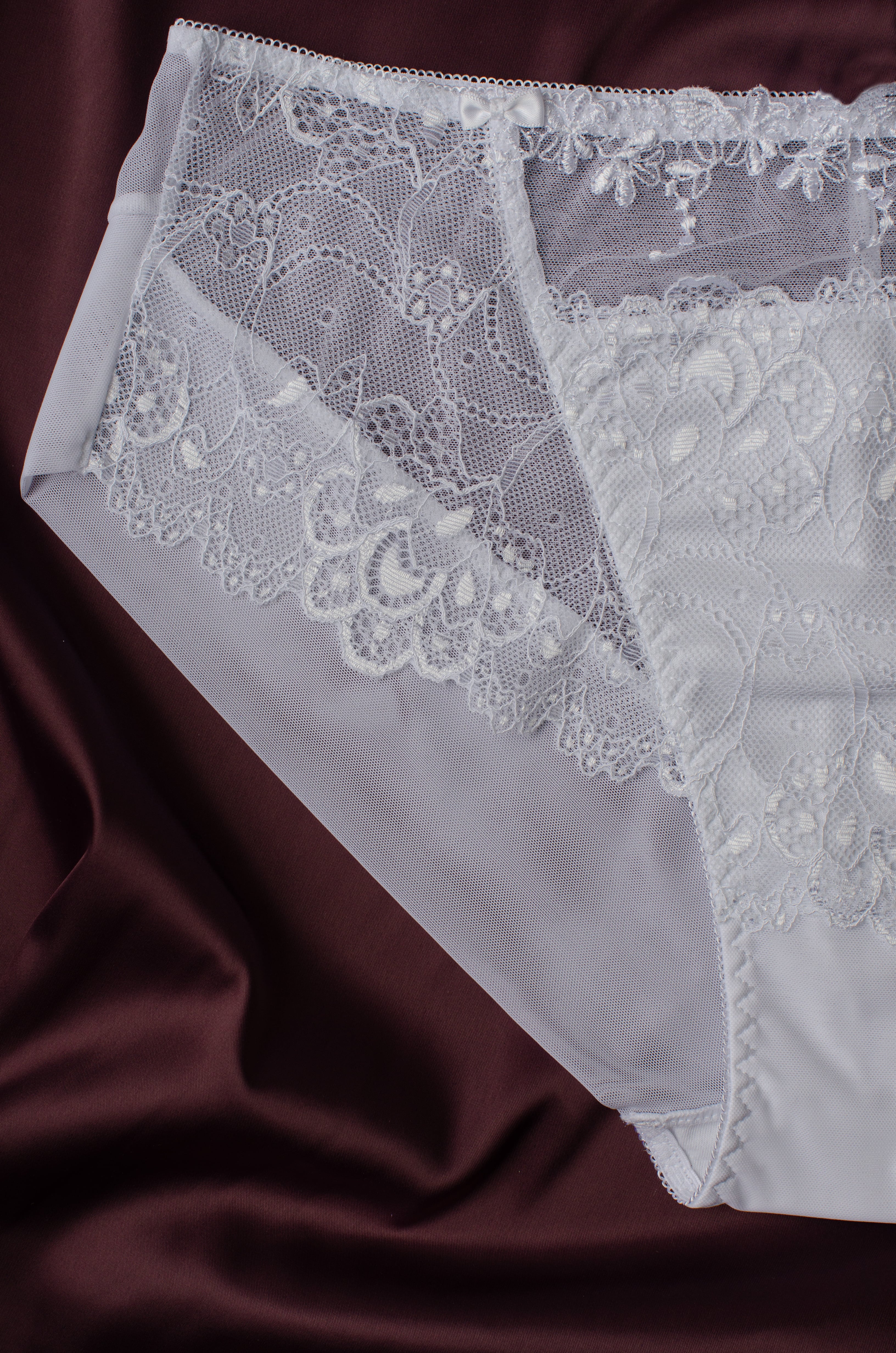 Труси сліпи із сітки та мережива великих розмірів