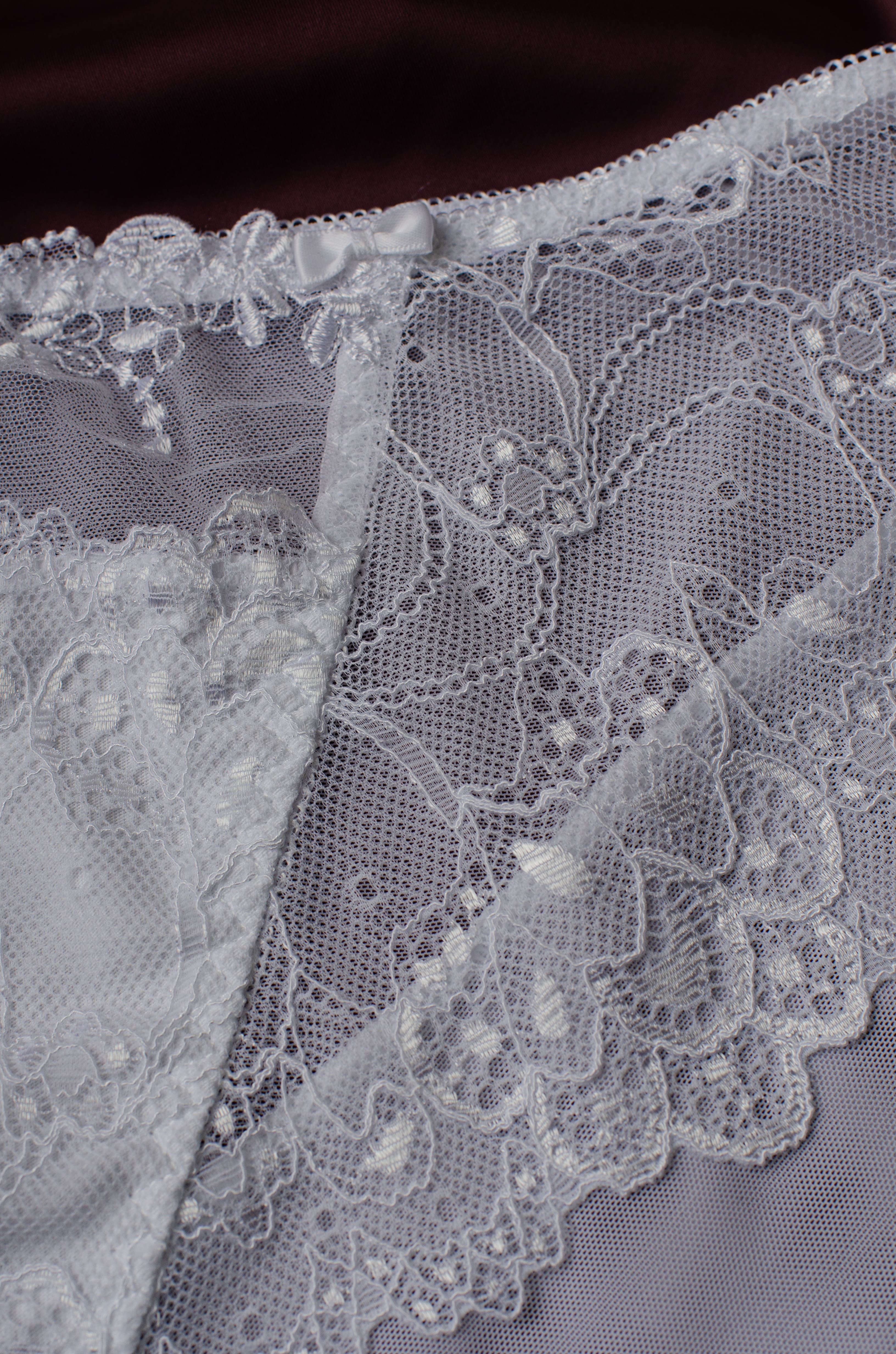 Труси сліпи із сітки та мережива великих розмірів