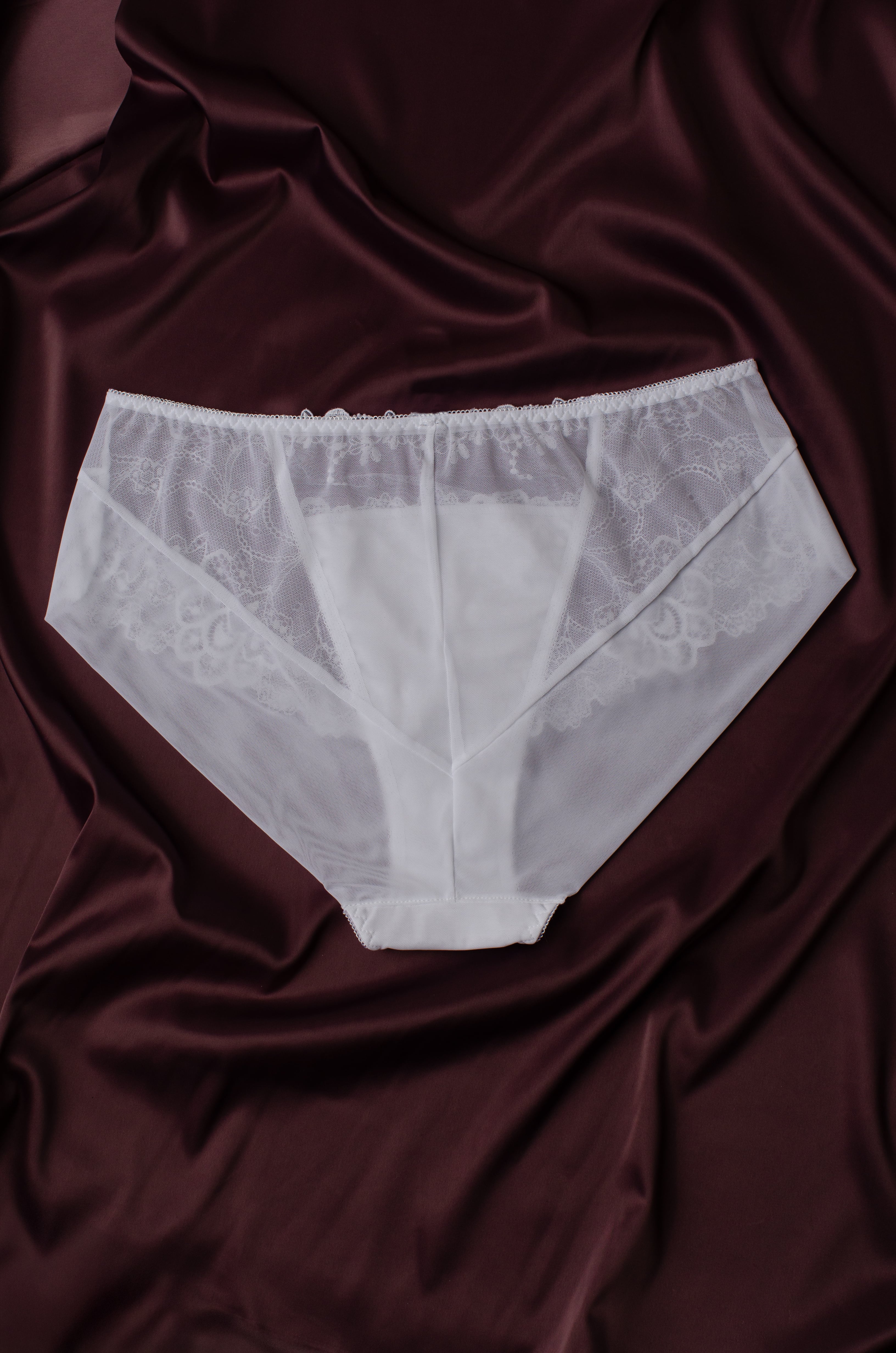 Труси сліпи із сітки та мережива великих розмірів