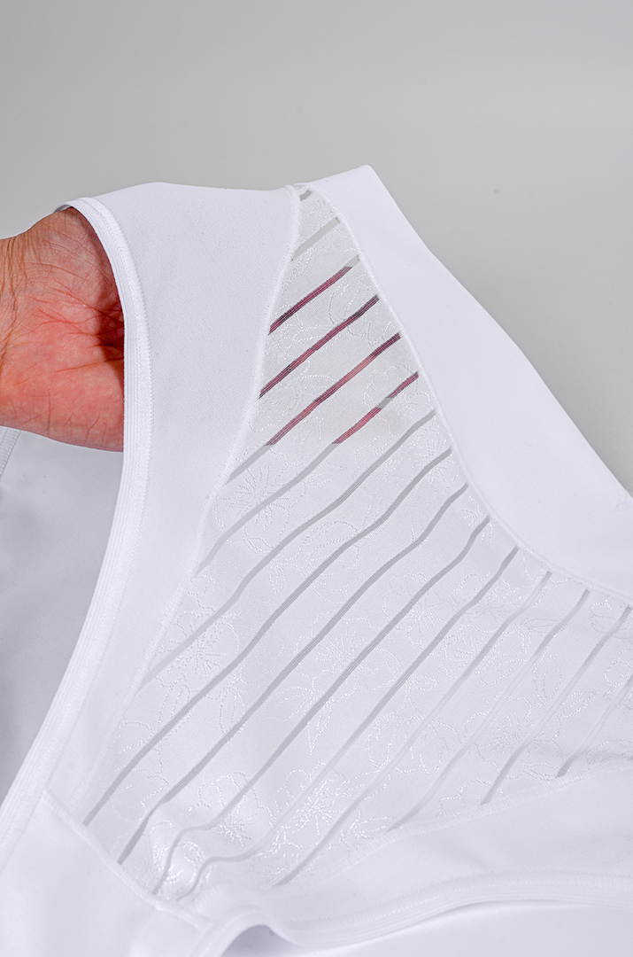Труси з фактурною вставкою великих розмірів