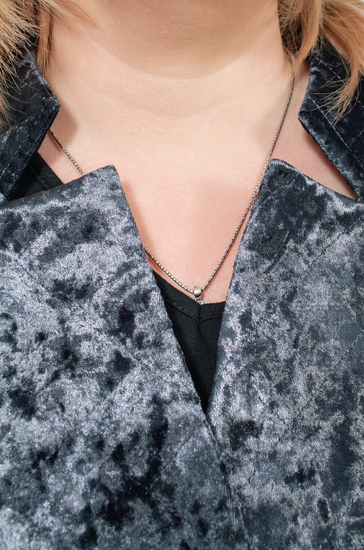 Велюровий тренч супер батал