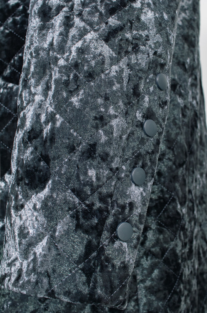 Велюровий тренч супер батал