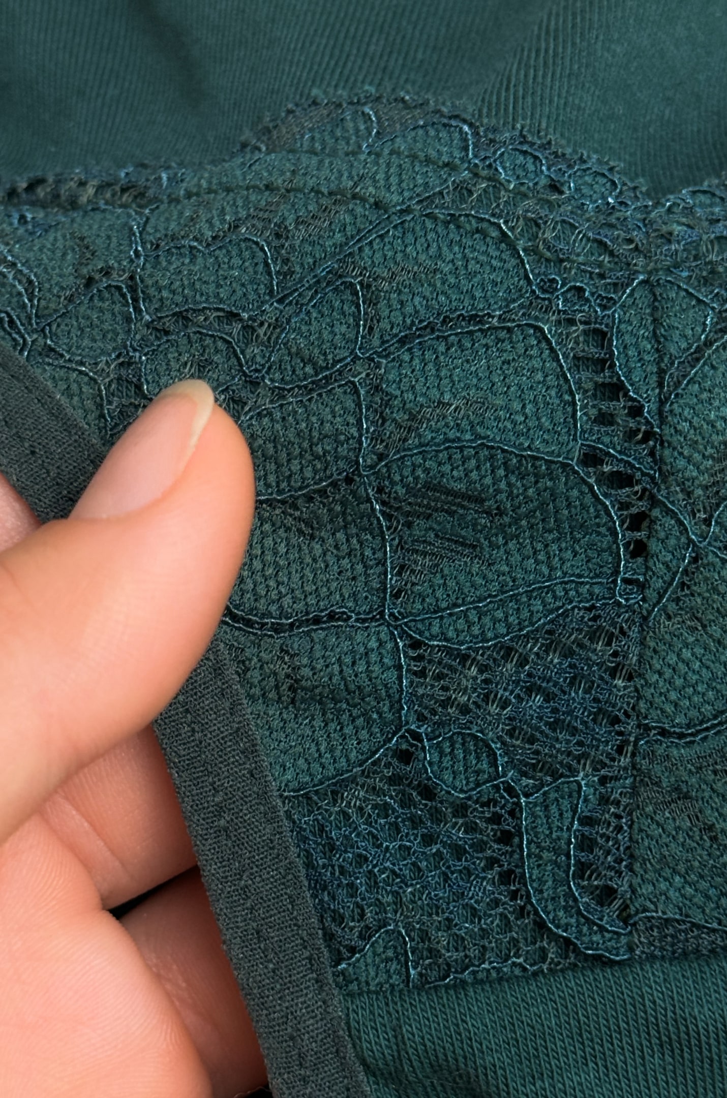 Труси трикотажні з мереживом великих розмірів