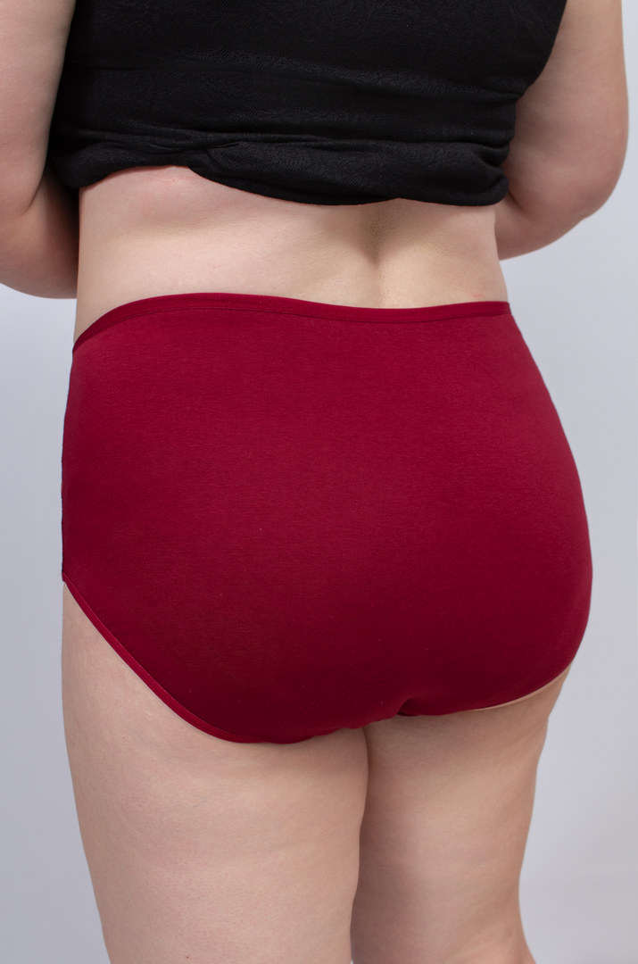 Труси трикотажні з мереживом великих розмірів