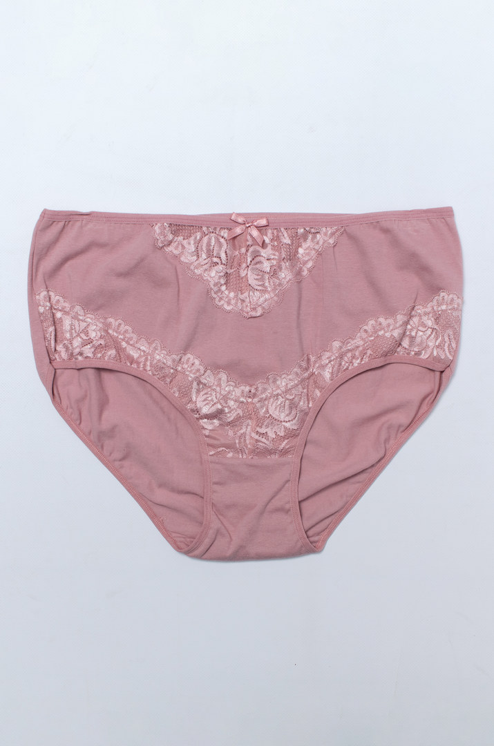 Труси трикотажні з мереживом великих розмірів
