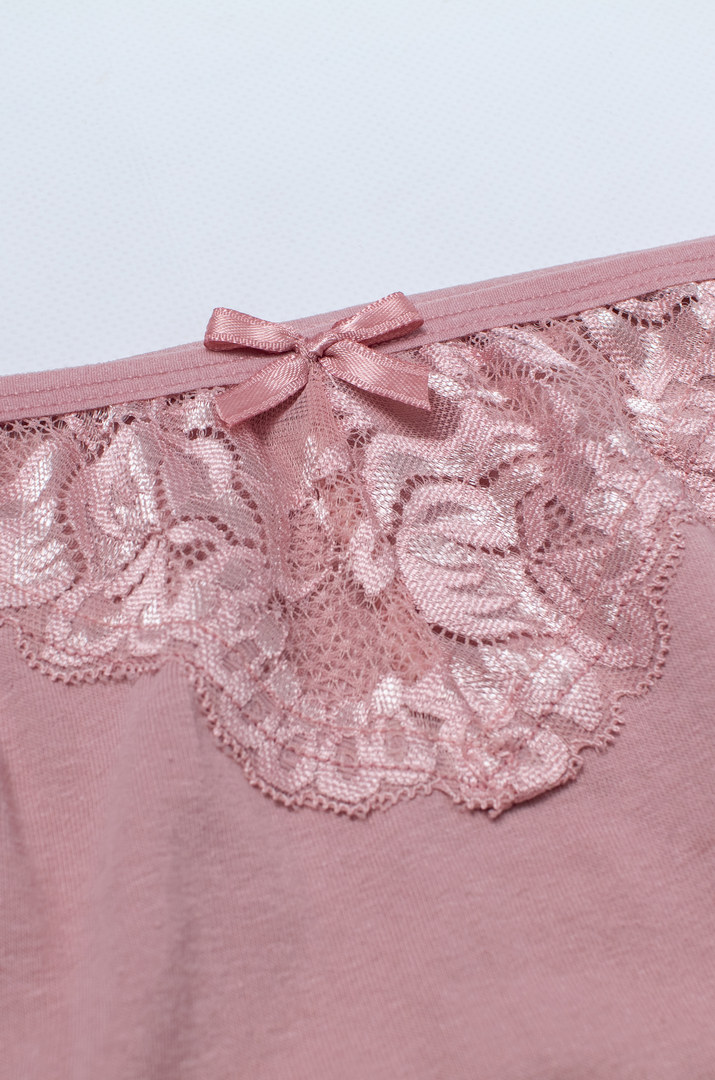 Труси трикотажні з мереживом великих розмірів