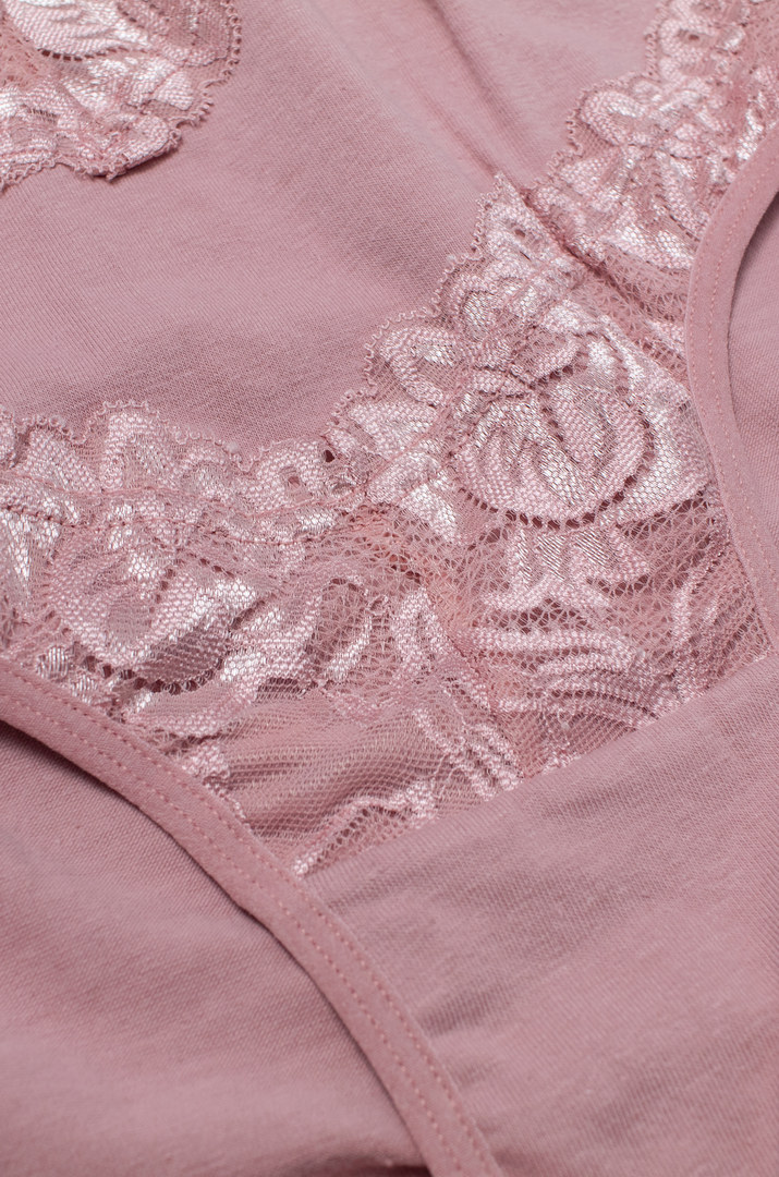 Труси трикотажні з мереживом великих розмірів