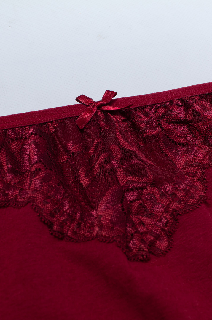 Труси трикотажні з мереживом великих розмірів