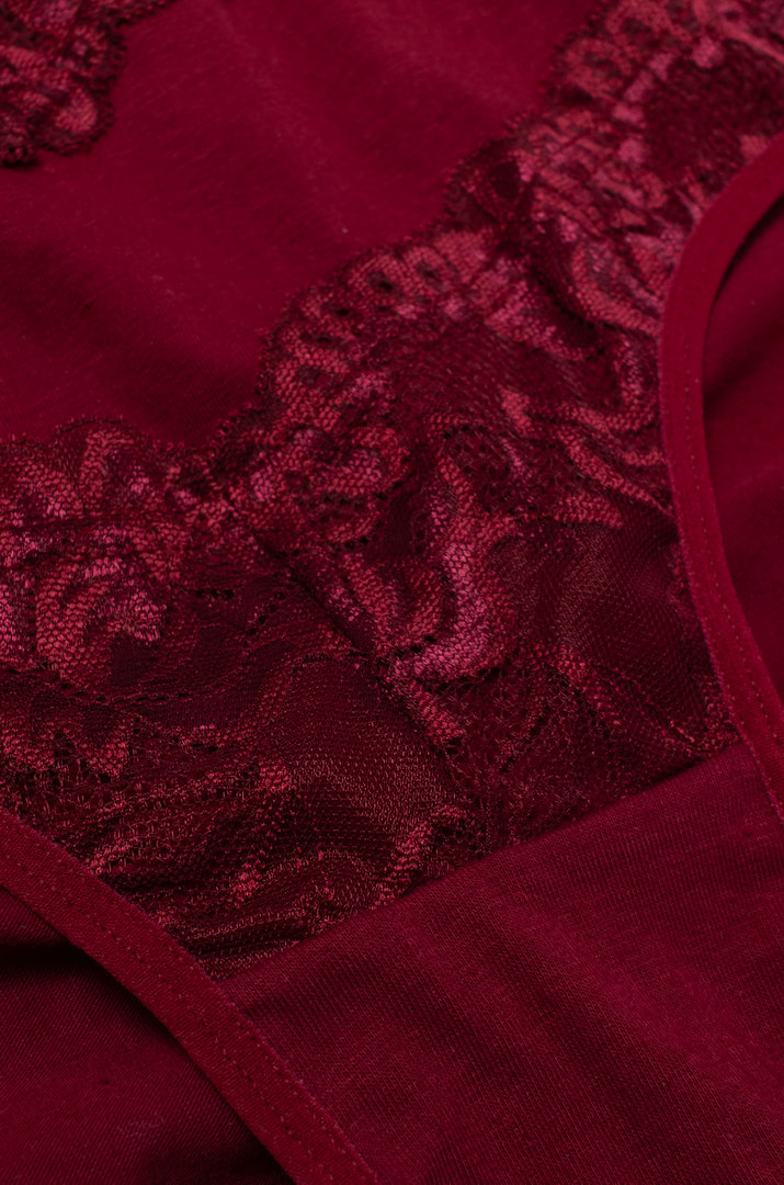 Труси трикотажні з мереживом великих розмірів