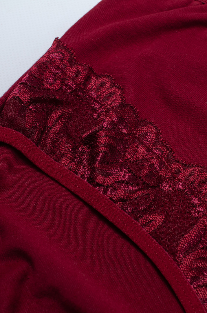 Труси трикотажні з мереживом великих розмірів