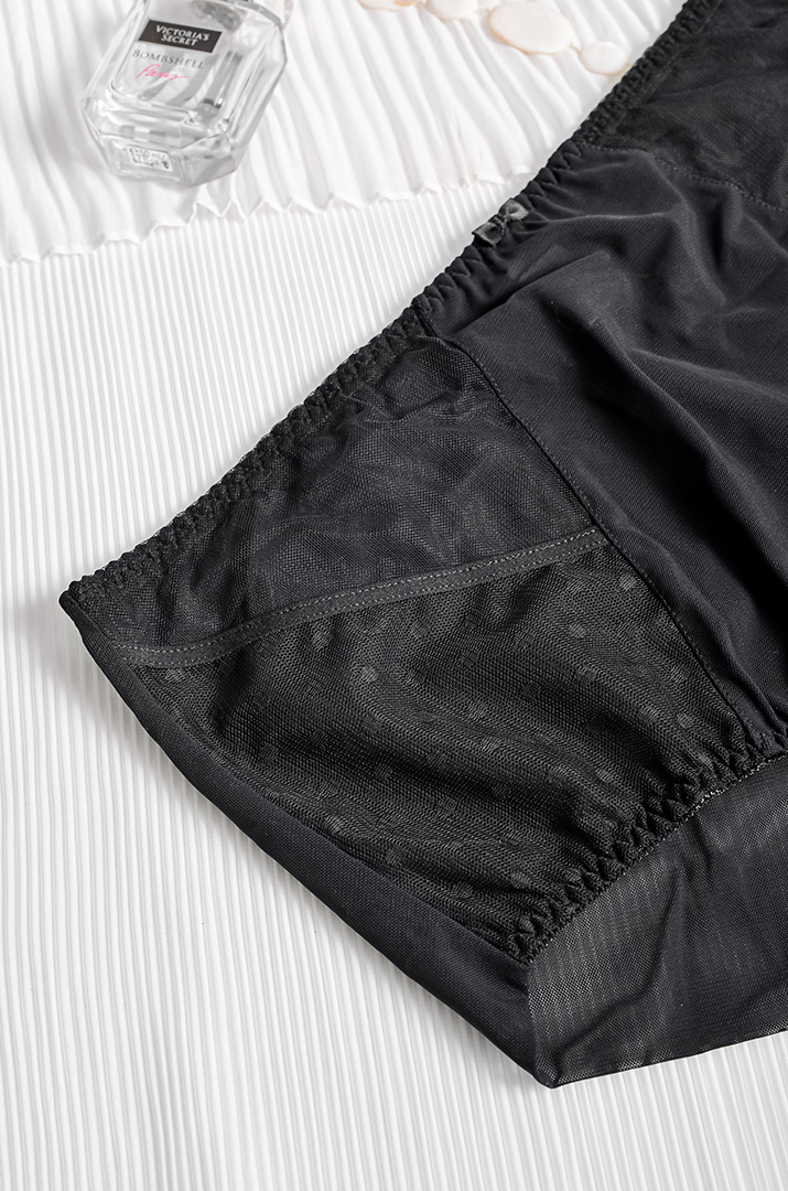 Труси-сліп з сіточкою в горох великих розмірів