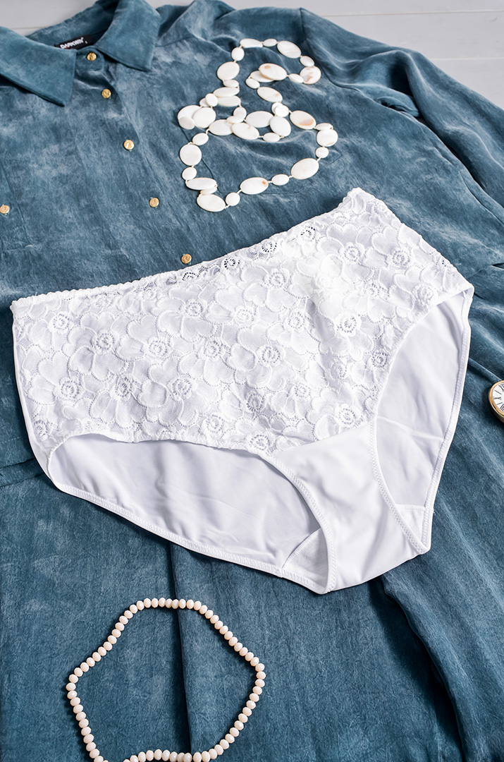 Труси-сліп з мереживом великих розмірів