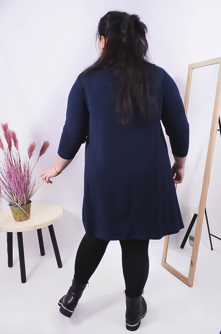 Туника-трапеция батал