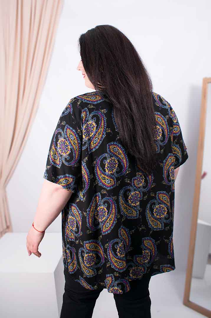 Туніка коротка трапеція супер батал