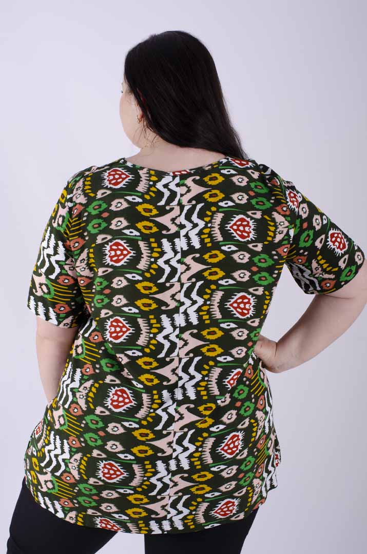 Туніка коротка трапеція супер батал