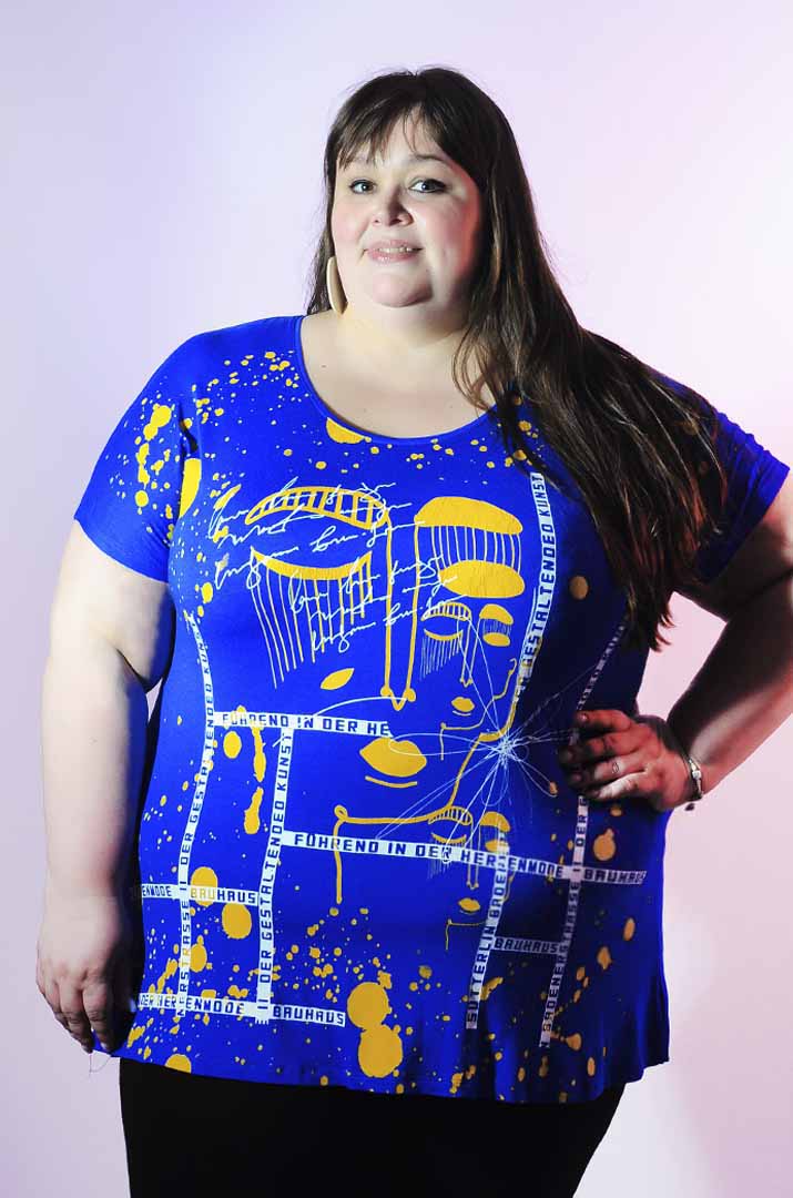 Туника короткая трапеция супер батал