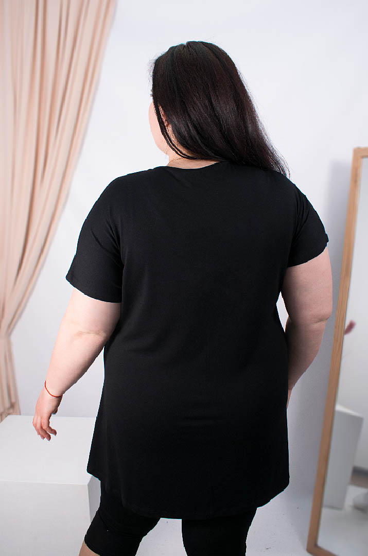 Туника короткая трапеция супер батал