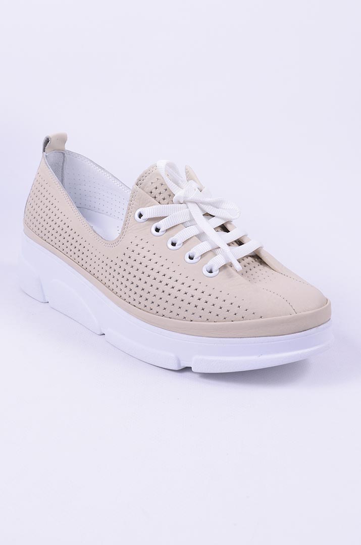 Туфлі закриті на середній танкетці великих розмірів