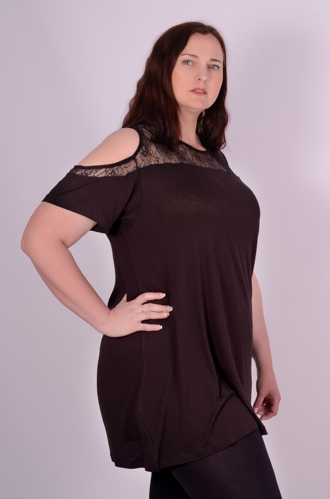 Туніка коротка трапеція супер батал