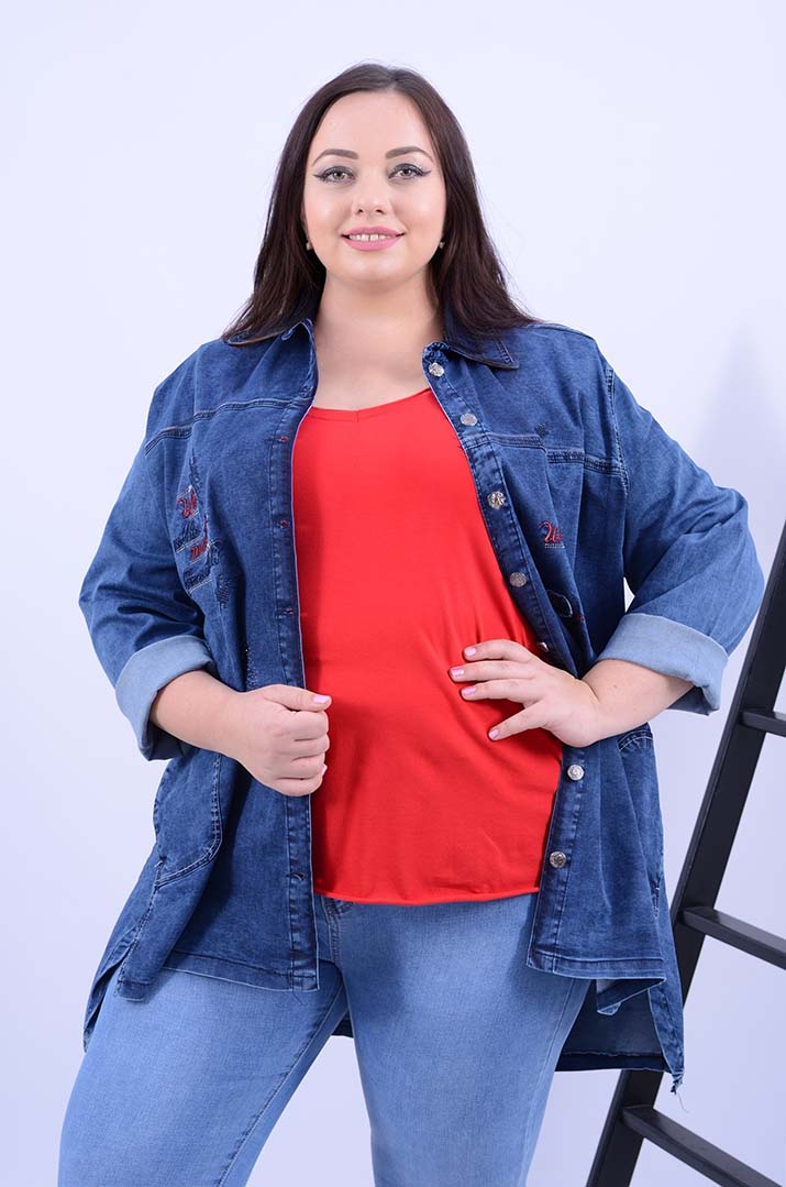 Туніка коротка сорочка батал