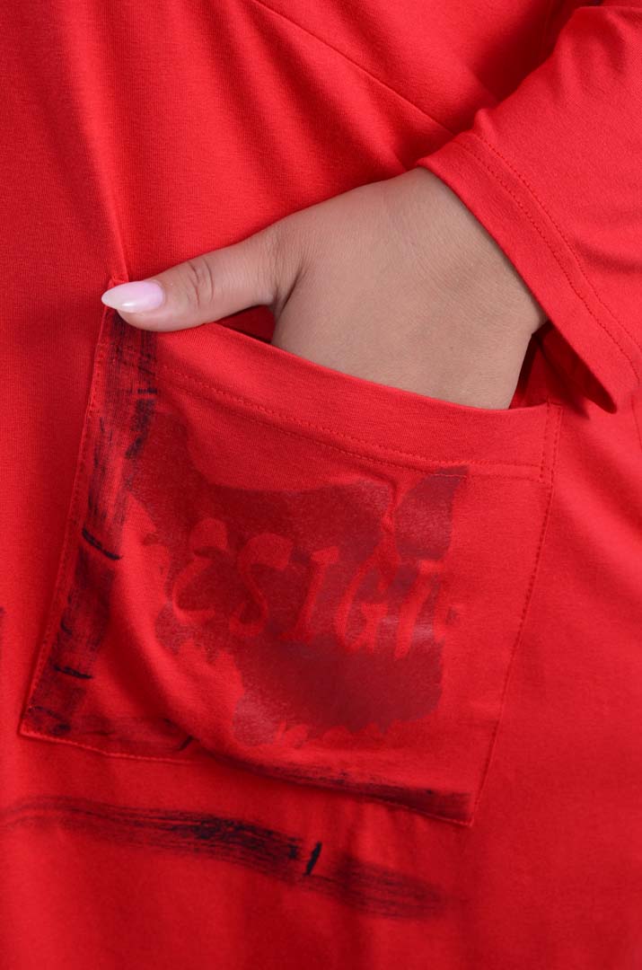 Туніка трапеція з прикрасою супер батал